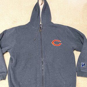 NFL Pro Line - Chicago Bears - Zip Up Hooded Jacket - Size Adult Large